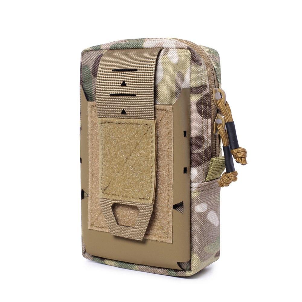 Camping Wandern Radfahren 1000D Nylon Hüfttaschen Wasserdicht 6,7 Zoll Telefon Schlüssel Werkzeuge Kleine Utility Pouch Männer Taktische Beutel Taschen