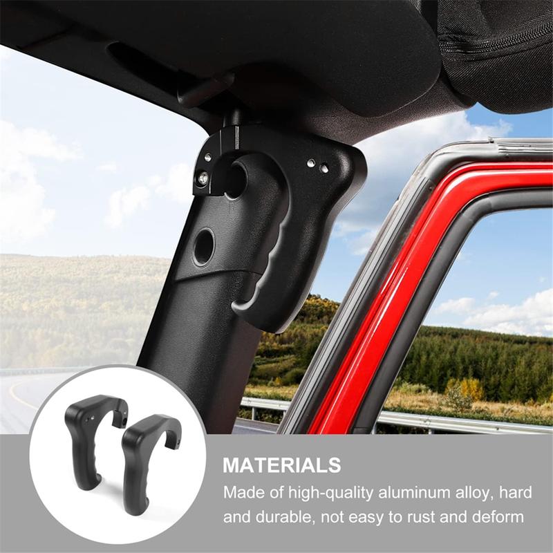 JK Front Grab Handles Front Door Overhead Roof Grab Bar Handle for Jeep Wrangler JK 2007-2017 Accessories