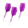 Cuesoul ROSTAK57 T19 Series Color Dual Material Mix Shaft Integrated Flight Slim Shape Series Set of 3 Two-tone (Purple)