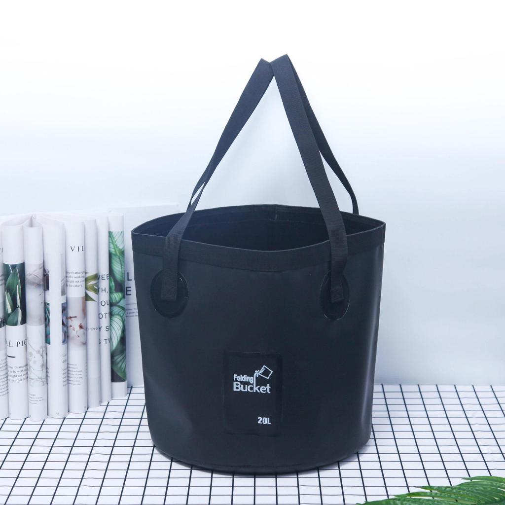 Tragbarer faltbarer Wassereimer für Outdoor-Sport, Angeln, Camping, Picknick und Autowäsche