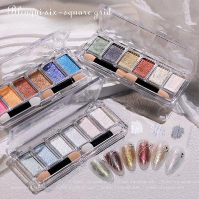 Nail Art Buling Mud Nail Art Aurora Powder 2024 Glitter Sequins Maillard Magic Mirror Powder Yunjin Powder Beauty