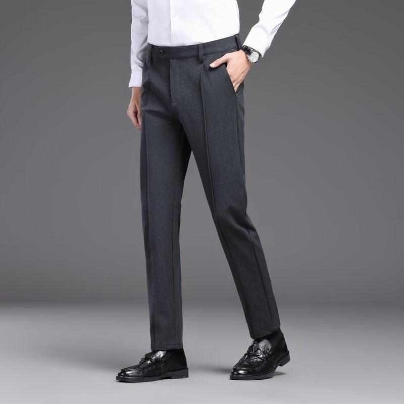 

Yiliteng Men s Casual Comfort Fit Trousers 38