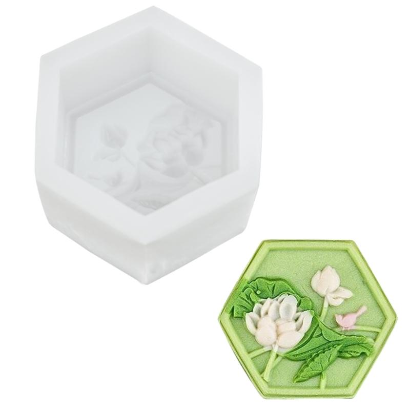 

Octagonal Moon Flower Silicone Molds Mousses Cake Molds Decorating Bakings Tool for Making Chocolate Fondants Dessert