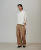 PINBLACK (Men) Classic Cotton Double-Pleat Chino Pants Beige