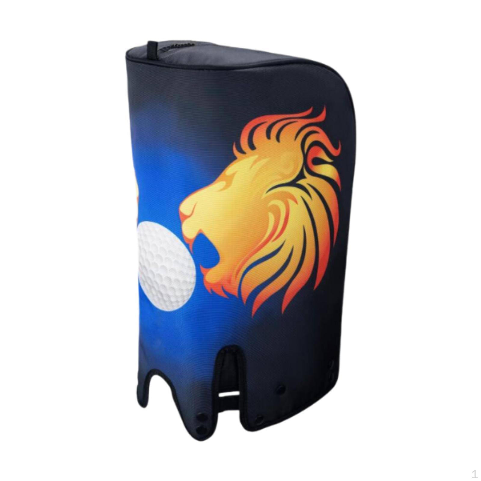 

Golf Bag Cover Dustproof , Practical Rainproof Universal Rain Cape for Beginner Outside Black Yellow