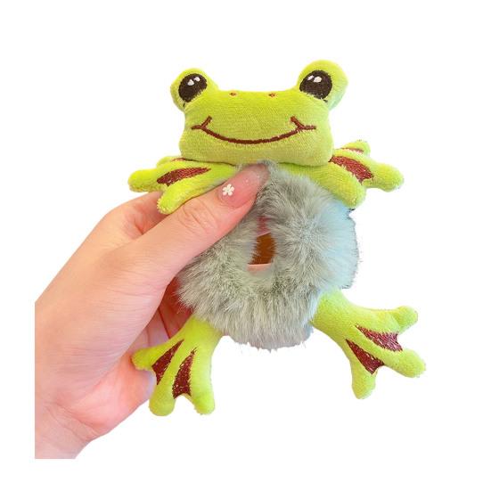 Girl Hair Rope Cartoon Frog Cat Duck Shape High Elasticity Hair Tie Versatile Colorful Hair Accessories