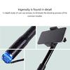 Extendable Camera Selfie Stick Monopod Expansion for Travel and Adventure, Fits Most Action Cameras