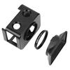 PU387B Aluminium Alloy Camera Protection Cage with UV Filter Lens Hood Sports Cameras Accessory for