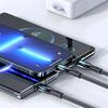 3 IN 1 USB Cable 6A 120W 6A Super Fast Charging 3 in 1 Cable for IPhone 15 16 14 13 12 MacBook Huawei Xiaomi Vivo Oppo