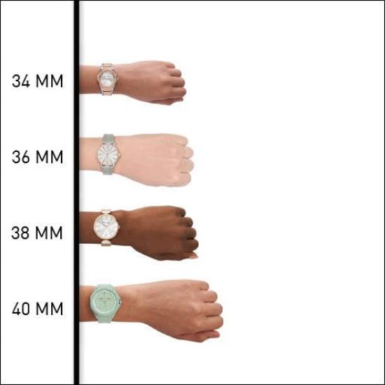 Armani Exchange Analog Black Dial Modern Women's Watch, Brown,