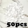 50pcs/bag 85*85mm Fresh Pink Ribbon Bows Small Size Satin Ribbon Bow Flower Craft Decoration Handwork DIY Party Decoration