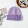 Women's Winter Warm Curly Knitted Hat Korean Style Windproof Ear Protection Face Small Melon Fur Hat