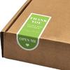 100-Pack Colored Thank You Stickers for Airplane Box Sealing and Packaging Decoration