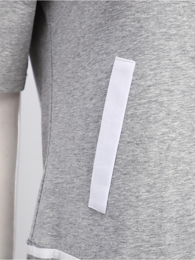 Tuta adattiva da donna per anziani con cerniera posteriore cerniera all'inguine Color Blocking Anti-strappo Tuta intera Bodysuit Alzheimer
