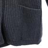 Celine Made In Italy Wool Long Sleeve Knit Cardigan 40 Gray Women Used
