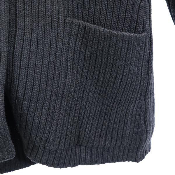CELINE Made in Italy wool Long sleeve knit cardigan 40 gray Women Used