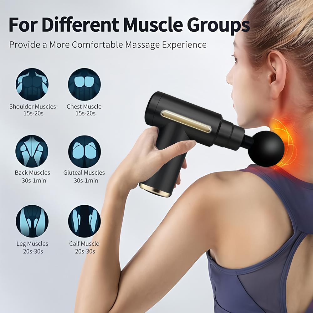 Mini Muscle Massage Gun Protable Body Massager Deep Handheld Percussion Massager For Body Back And Neck Leg relaxation fitness