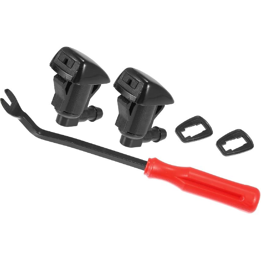

5pcs Front Windshield Wiper Washer Nozzle Spray Jet Kit 15247800 for GMC Acadia 2011-2012 2015-2016 for Chevrolet Traverse 2013-2016 Benefit