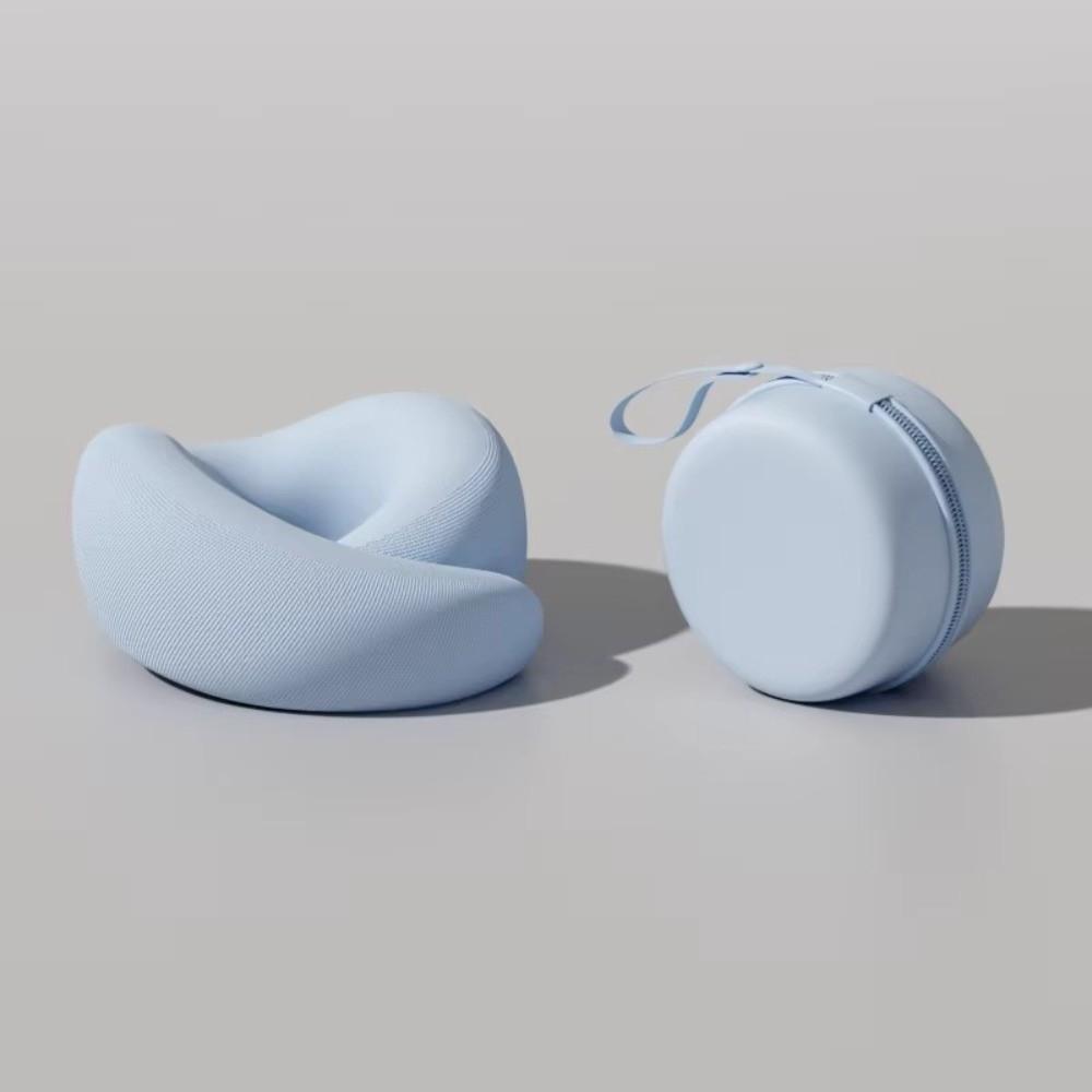 Slow Rebound U-Shaped Neck Pillow Adjustable Memory Foam Travel Neck Pillow Neck Support With Storage Bag Sleep Nap Pillows