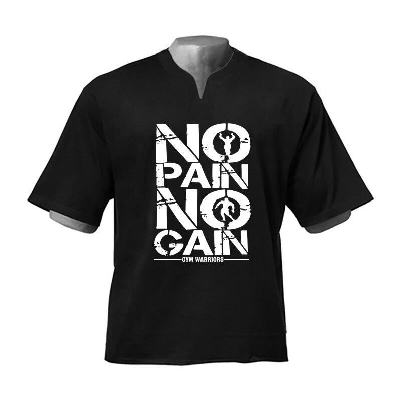 

Muscleguys новая хлопковая футболка с короткими рукавами, мужская тяжелая свободная рубашка с верхом High Street, нижняя рубашка L