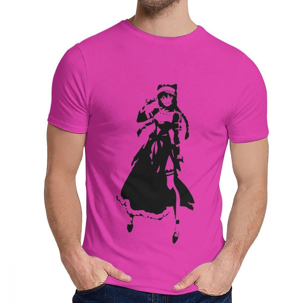 Overlord Lupusregina Beta Anime T-Shirt Lässig O-Ausschnitt 100% Baumwolle Große Größen T-Shirt