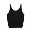 Trendy Women's Sexy Backless Knitted Tank Top - Summer Solid Color Camisole