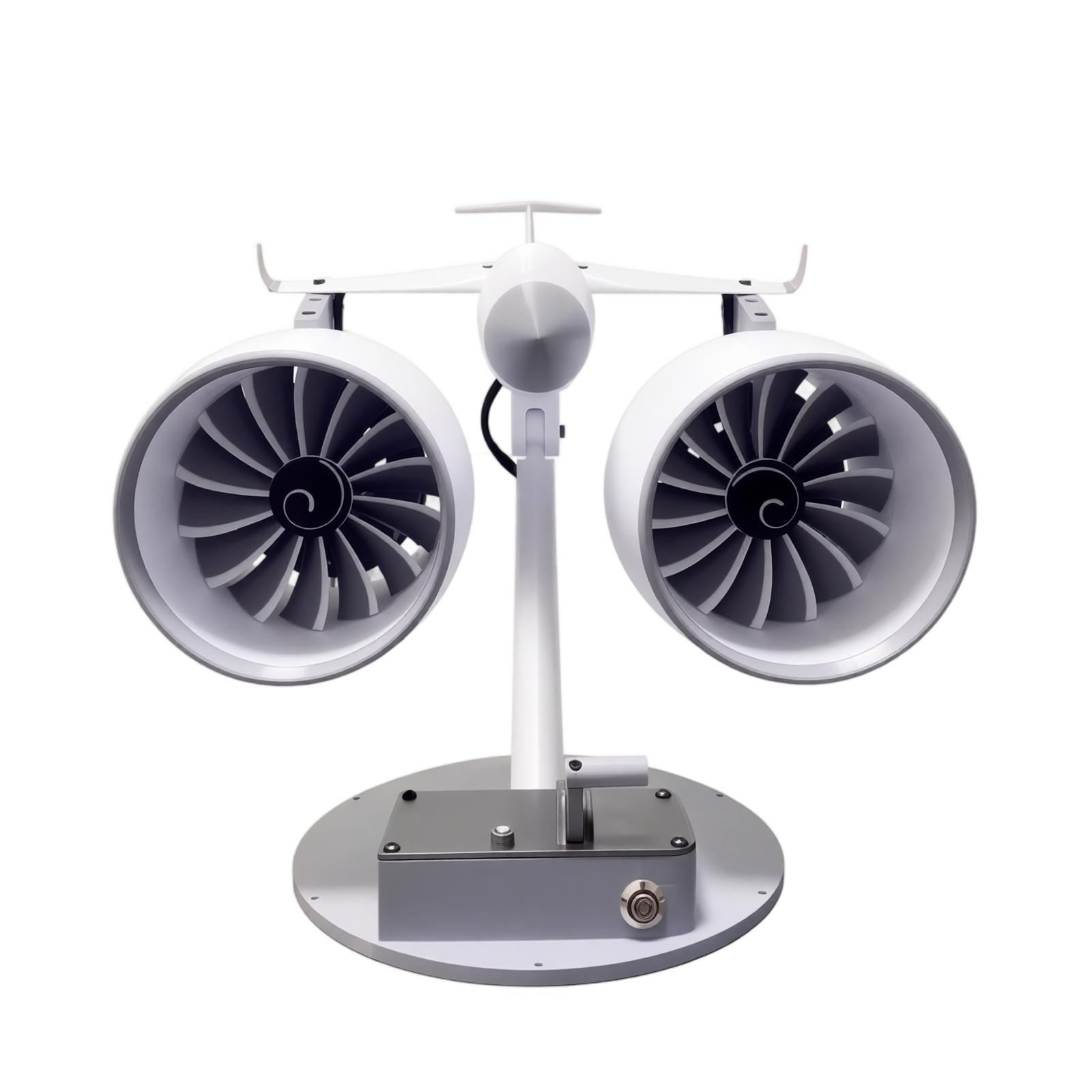 3D iespiests galda ventilators ar bezpakāpju