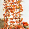 Rattan Pothos Artificial Green Vines: Leaf & Floral Decoration for Pipes and Air Conditioners