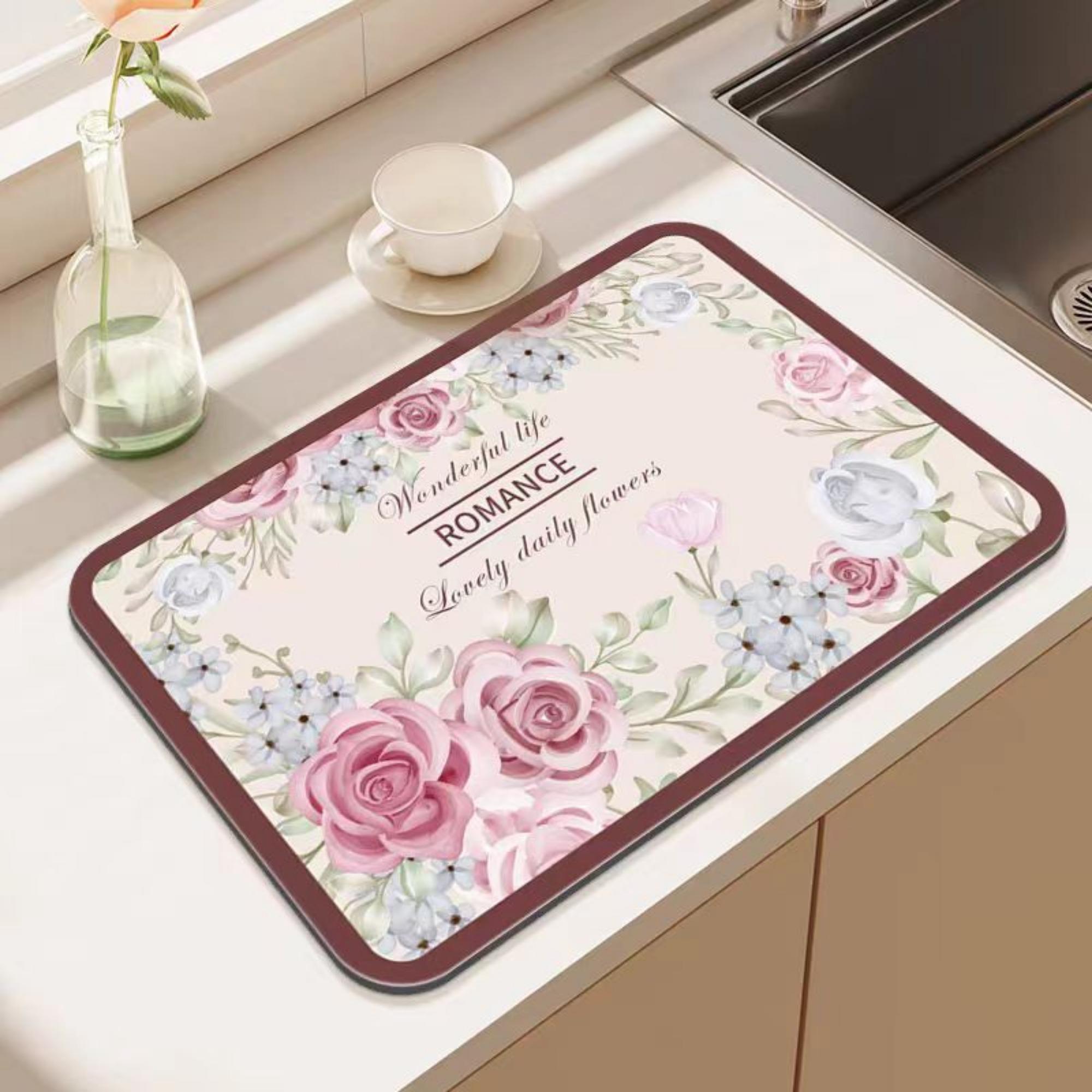 

Бытовой влаговпитывающий и не моющийся коврик для обеденного стола 30*40cm