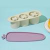 Yousheng Flower-Shaped Ice Mold Tray with Lid Carrot Design Food Grade Stackable Ice Cube Shape Mold Coffee Glass Ice Cube Maker