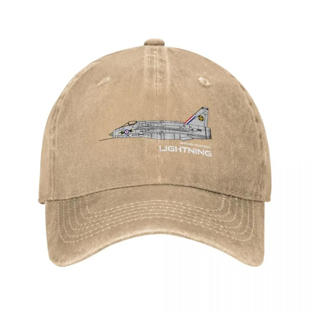 English Electric Lightning ( Staffel RAF) Baseballkappe individuelle Kappen Sonnenkappe Luxuskappen Luxushut Unisex-Kappen Damen