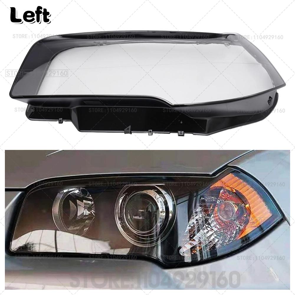 For BMW X3 E83 2003-2010 Car Headlamps Cover Waterproof Clear Headlight Lens Replace Original Headlamp Shell Bmw Accessories Left