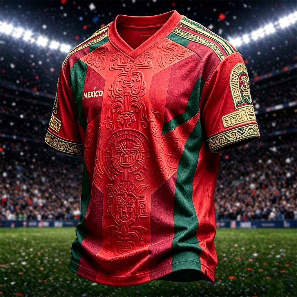 Men's Casual Short Sleeve Tee with Mexico Graphic Print, Lightweight and Breathable Neck for Summer
