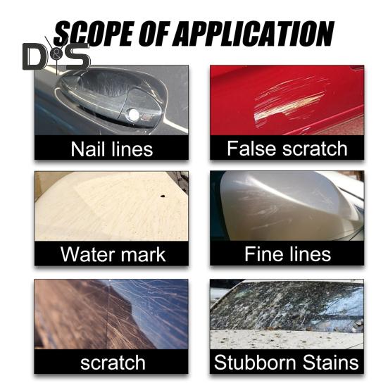 1/6Pcs Car Scratch Remover Cloth Compact Size Portable Reusable Widely Applicable Car Scratch Repair Cloth Cleaning Tool
