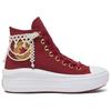 Converse All Star Move Mote Komfortabel Slitesterk Høytopp Livsstil Fritidssko Dame sneaker Rød A12771C