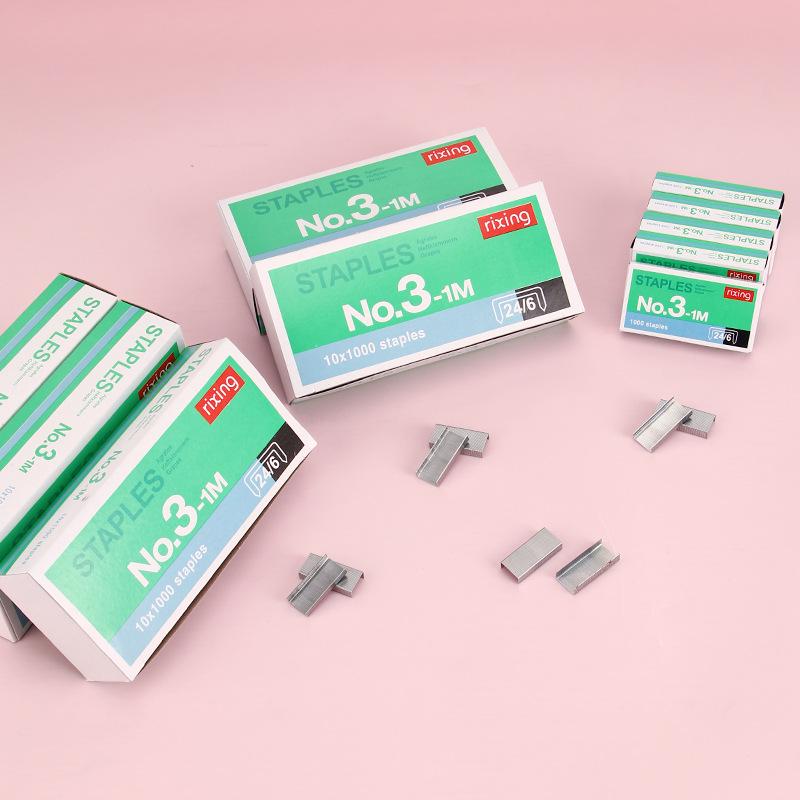 Standard 24/6 Staples and No. 12 Stapler Pins for Office Supplies