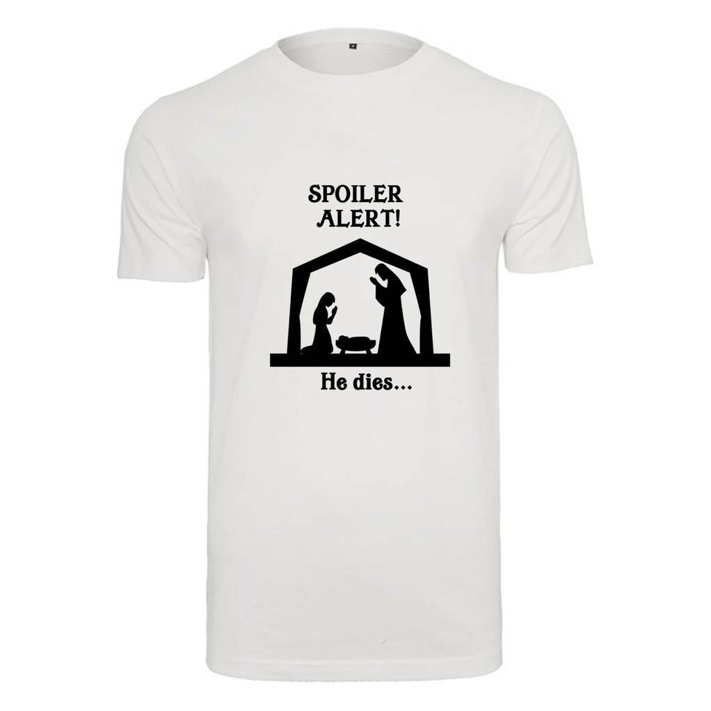 Unisex T-Shirt- Spoiler alert - Novelty Funny Humour Secret Santa
