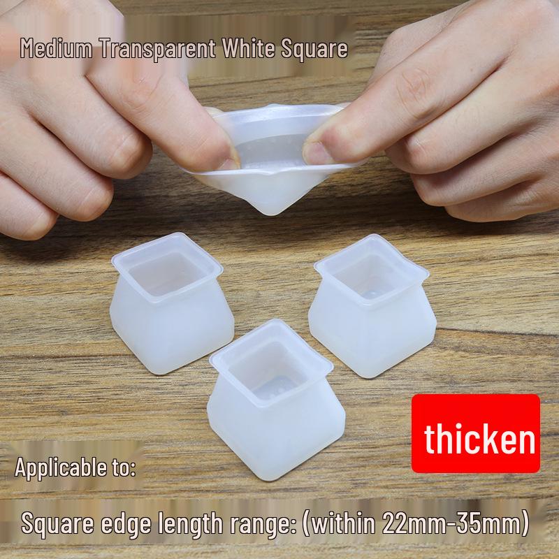 Anti-Slip Silicone Leg Covers: Durable, Thickened Protection for Dining Table and Chair Legs