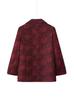 Embroidered Grandma-Style Jacket: Woolen Tang Suit Coat for Middle-Aged Women