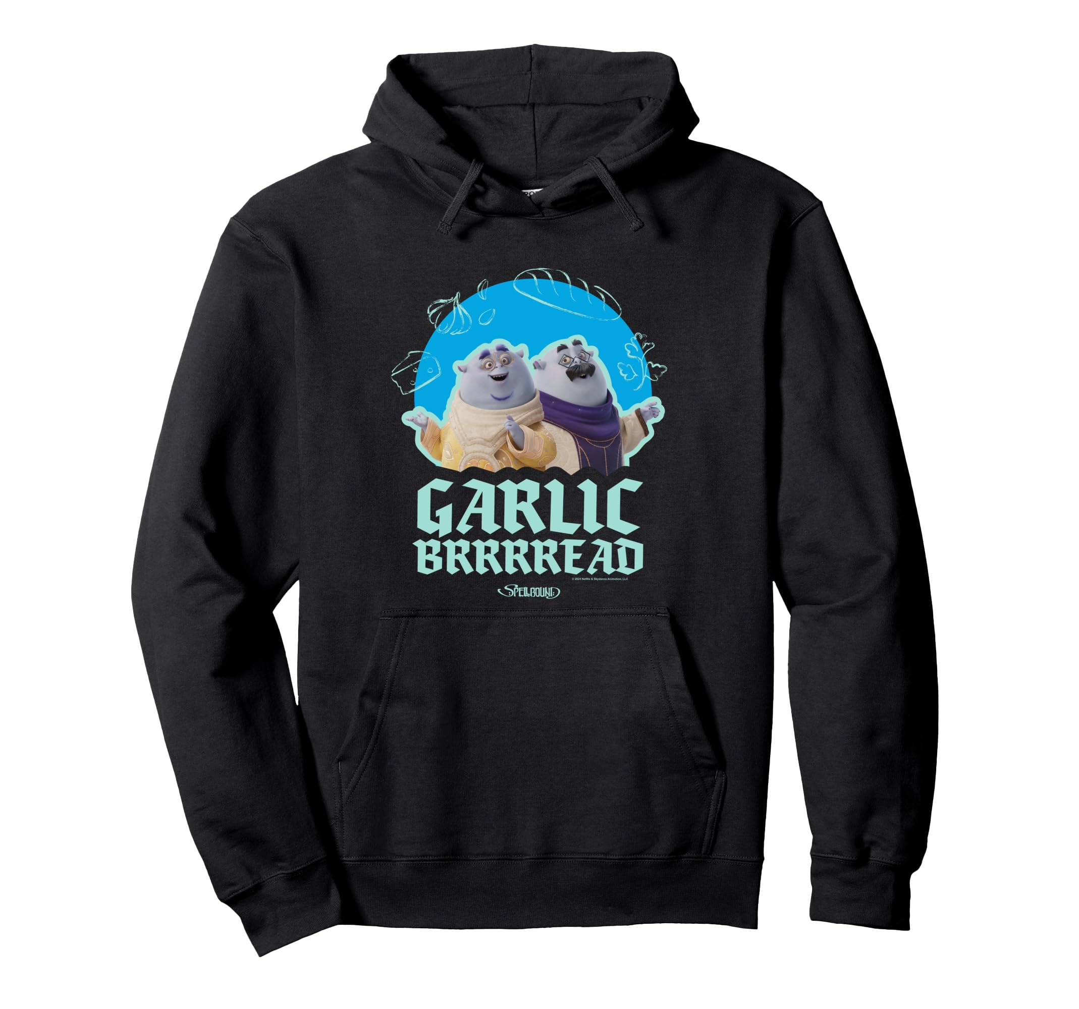 

Spellbound Garlic Bread Yummy Enchanted Duo Hoodie