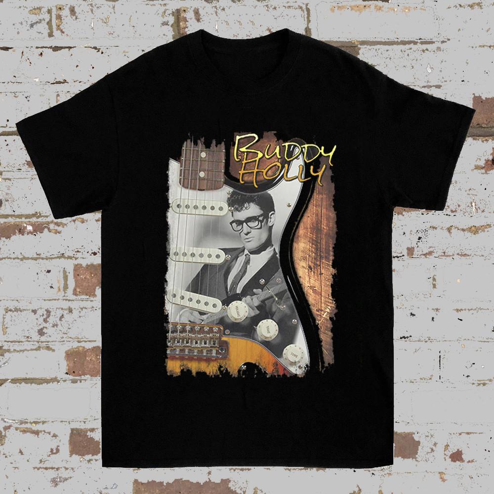 Buddy Holly Legend Singer  Full Size S-5XL Unisex T-Shirt S