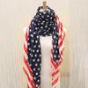 US Flag Wrap Shawl Patriotic Scarf for Festival Party Holiday Celebration Scarf