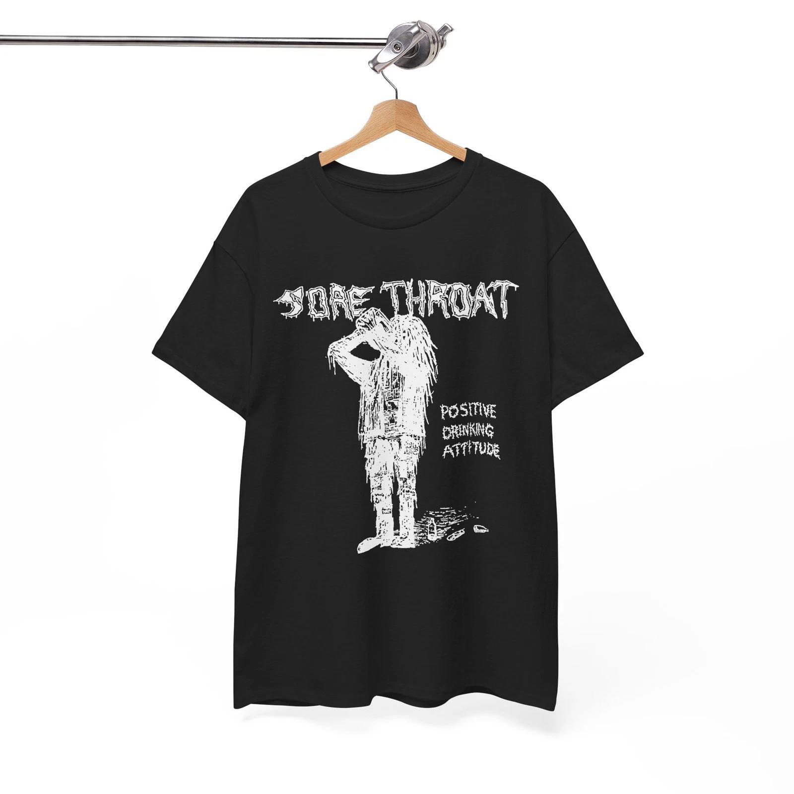 

Sore Throat Grindcore Punk Band Shirt Crust Hardcore Unisex Tee 4XL