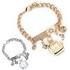 Βραχιόλι ρολόι καρπού Rhinestone Flower Heart Love Style από ανοξείδωτο ατσάλι Κομψό ρολόι από χαλαζία για καθημερινή Zegarek Damski