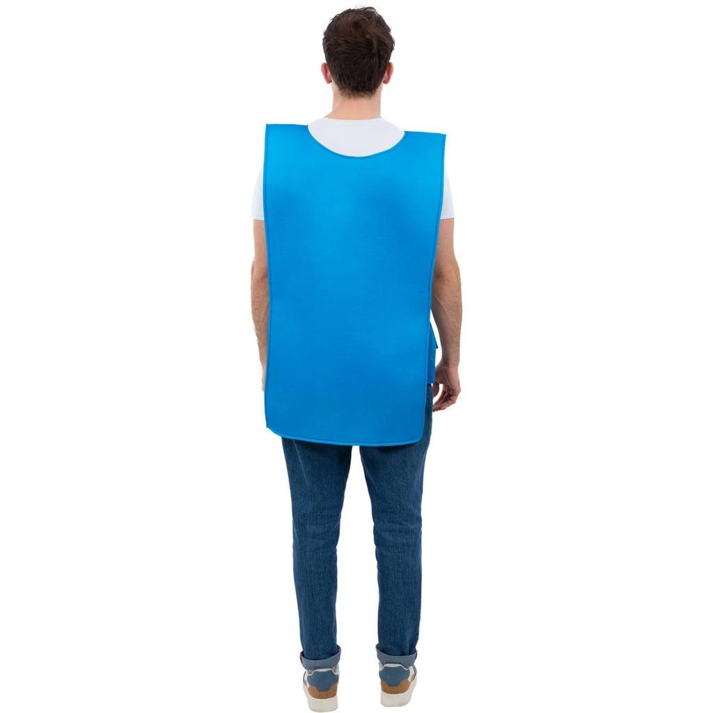 Kelloggs Unisex Adult Rice Krispies Cereal Box Costume Tabard