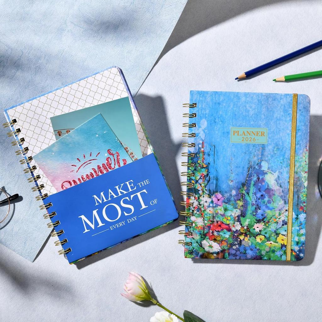 2026 Planner - Planner Weekly and Monthly 2026, JAN. 2026 - DEC. 2026, 6.4" x 8.5", 2026 Calendar Planner with Monthly Tabs, Sturdy Cover, Premium