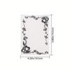 1pc Plastic 3D Embossing Folder Template for DIY Scrapbook Paper Craft Card Making Decorative Border Supplies