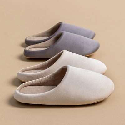 Soft-soled Cotton Shoes, Indoor Warm and Anti-slip Plush Slippers