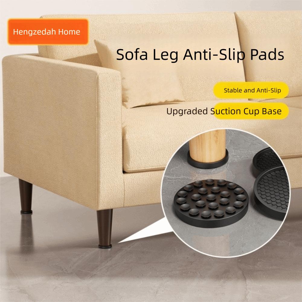 4PCS Non Slip Rubber Caster Cups Silicone Table Chair Leg Pads Furniture Wheel Stoppers  Furniture