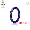 1/10PCS Stainless Steel Round Small Nose Ring Hoop 16G 18G 20G Hinged Segment Tragus Septum Cartilage Piercing Body Jewelry